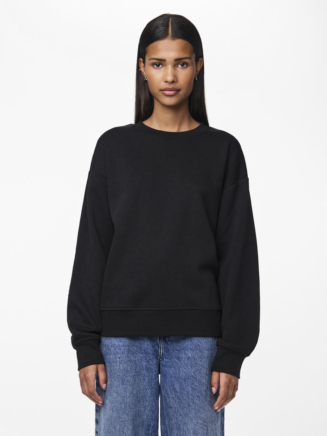 PCCHILLI Crewneck Sweatshirt - Black